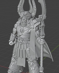 Magnus the Red 3D model