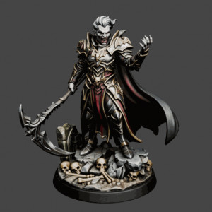Vampire King Miniature 3D model