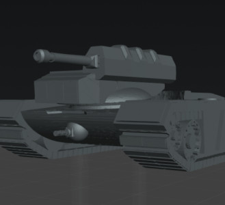 Vedette Medium Tank 3D model