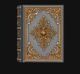 ornate book corner3 3D model