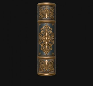 ornate book corner4 3D model