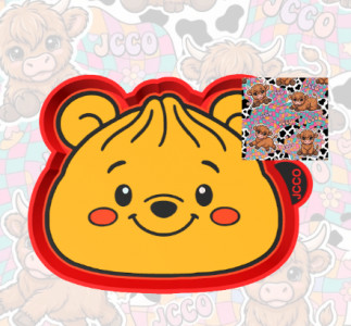 Bear Squish Dumpling Freshie Mold 3D model