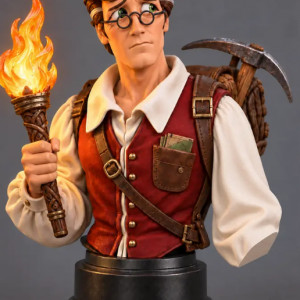 Concerned Archeologist Bust 3D model