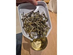 Tray with funnel opening 3D model