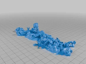 Melted Skeleton Pile 3D model