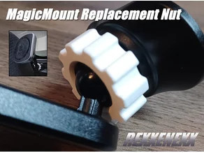 MagicMount Replacement Nut 3D model
