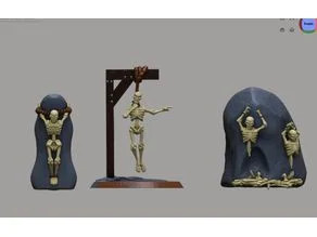 Skeleton Set Dressing (Prisoners) 3D model