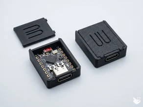 Ultra-Compact Case for ESP32-C3 SuperMini (step file) 3D model