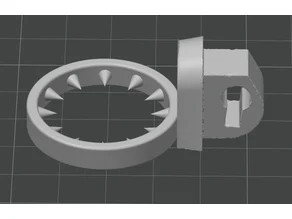 Holy Trainer V4 spiked ring 3D model