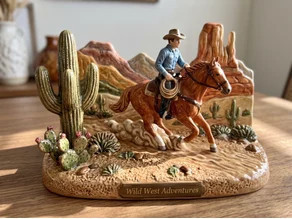 Western Diaorama Scene 3D model