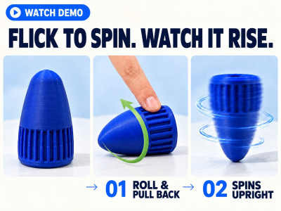 Self-Righting Spinning Top 3D model