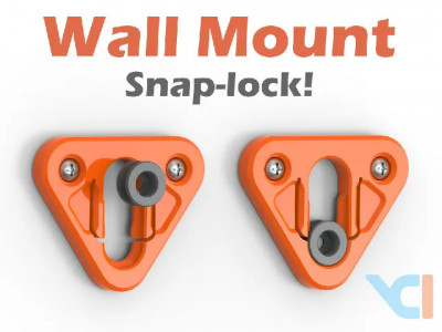 Snap-Lock Wall Mount 3D model
