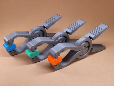 Flexible clamp 3D model