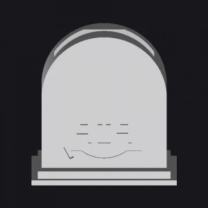 Tombstone Tealight Stand 3D model