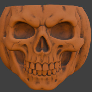 Pumpkin Candy Bowl 3D Print Model 3D model