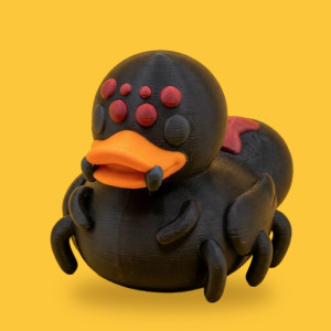 Halloween Spider Duck 3D model