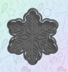 Snowflake Cookie Cutter 3D model