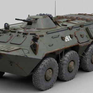 btr 80 3D model