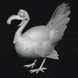 Christmas turkey 3D model