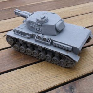 Panzer IV tank 3D model