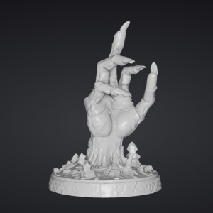 Putrefied Hand 3D model