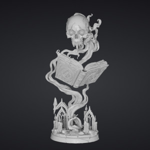 Cursed Grimoire 3D model