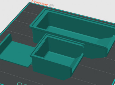 Stack-able Parts Bin 3D model