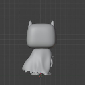 chibi batman 3D model