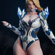 Diamond Psychic Mutant 3D Print 3D model