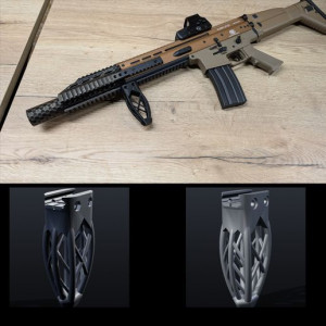 Wraith Foregrip Picatinny 3D model