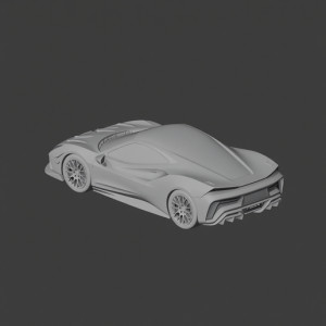 Ferrari 488 Challenge Evo 3D model