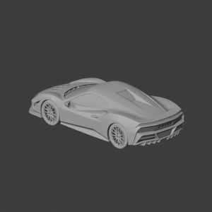 Ferrari 488 Challenge 3D model