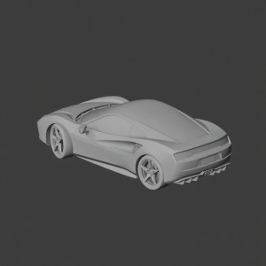 Ferrari 488 3D model