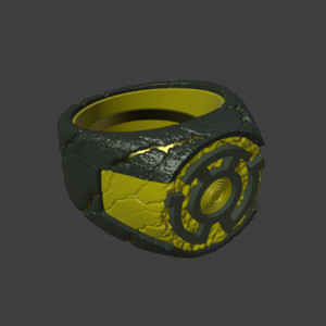 Yellow Lanterns Ring   FEAR 3D model