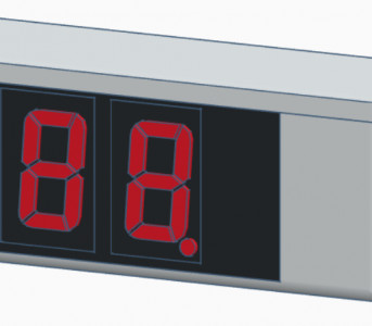 Time Circuits Speedometer 3D model