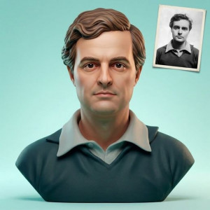 Amedeo Modigliani  3D Printable Bust 3D model