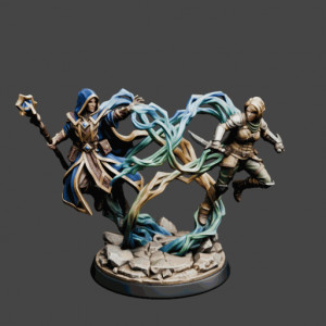 Enduring Battle Miniature 3D model