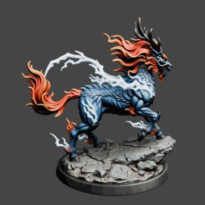 Electrifying Kirin Miniature 3D model