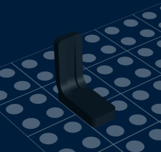 SEAT EXPANDER BRICK COMPATIBLE 3D model