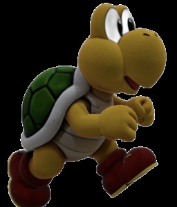 Yellow Koopa Troopa 3D model