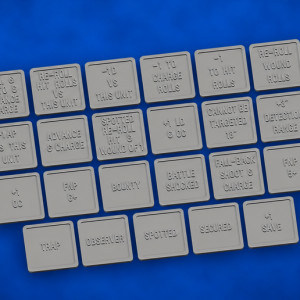 Greater good token set for 11th 3D model