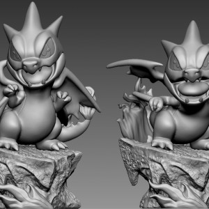 pokemon charizard + pose extra 3D model