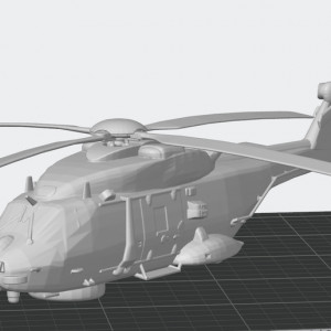 NH90 HELICOPTER 3D model