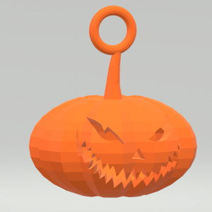 Тыква брелок 3D model