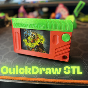 QuickDraw Commander EDH Deck box 3D model