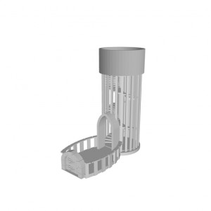 Dice Tower Castle 3D model