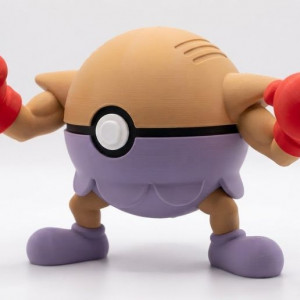 Hitmonchan Poké Ball – 3D Model Description 3D model