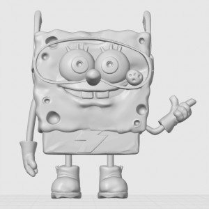 Bob Esponja Rapidin 3D model