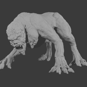 S.T.A.L.K.E.R. 2 – Chimera Mutant Attacking 1/35 3D model