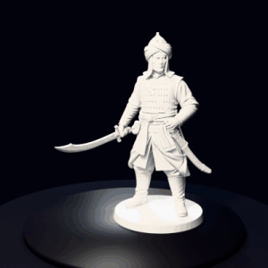 Ottoman Soldier 3D model